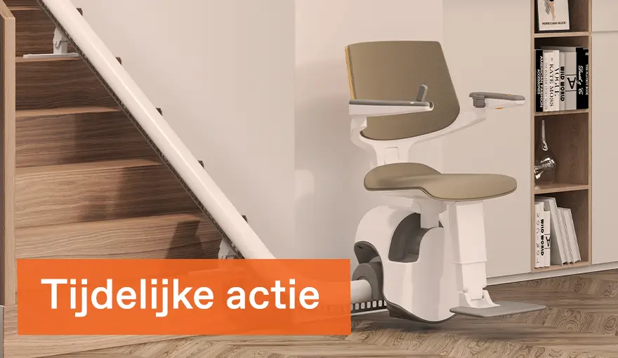 Voordeel op een nieuwe traplift? Vraag hier nu uw gratis brochure aan